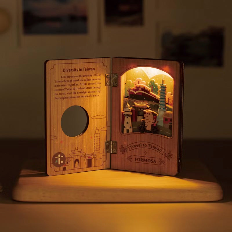 遊木時光 woodtime 繪本小夜燈