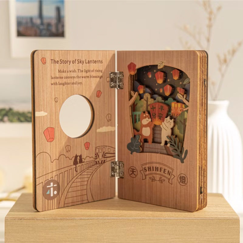 遊木時光 woodtime 繪本小夜燈