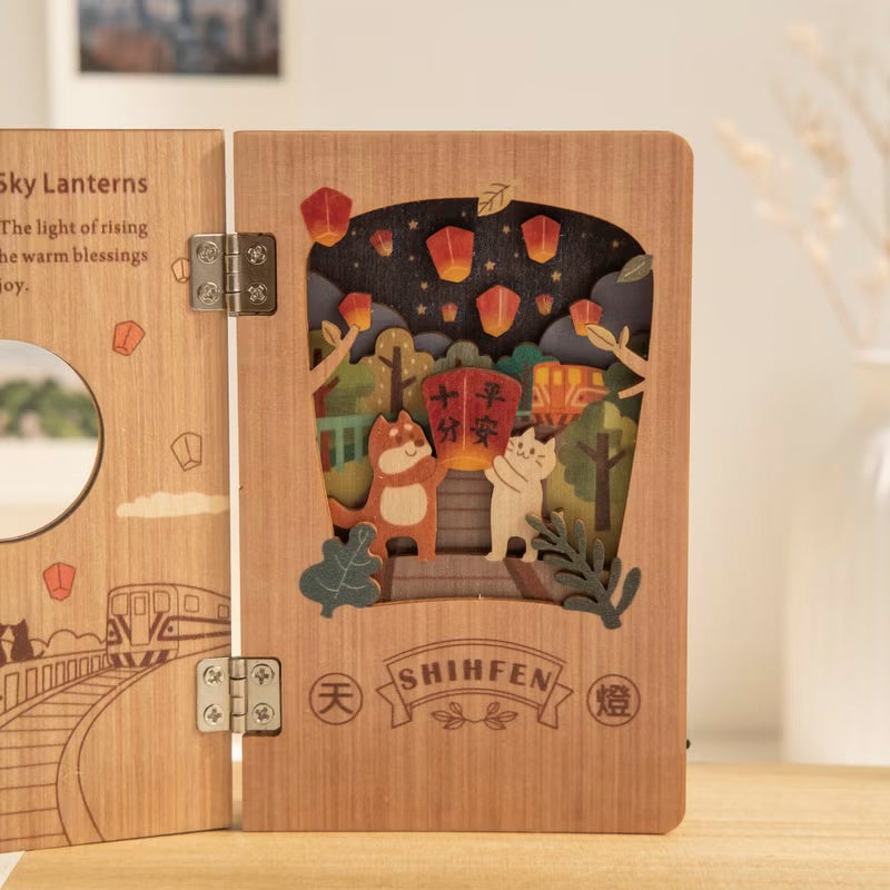 遊木時光 woodtime 繪本小夜燈