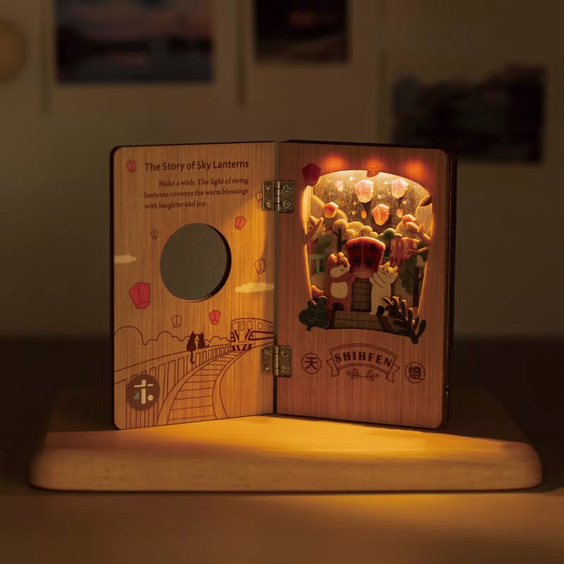 遊木時光 woodtime 繪本小夜燈
