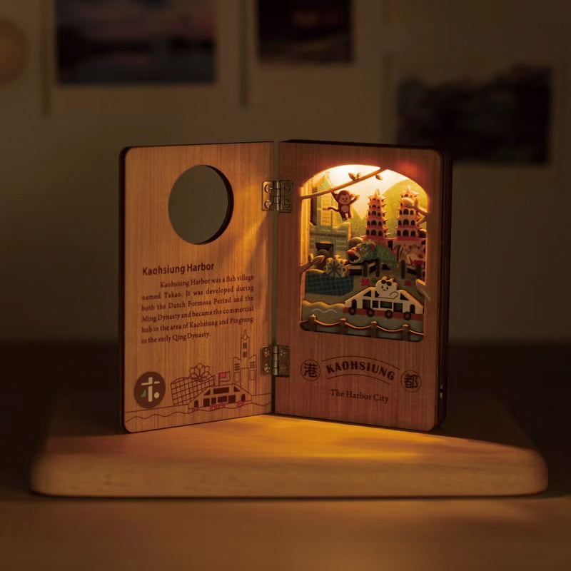 遊木時光 woodtime 繪本小夜燈