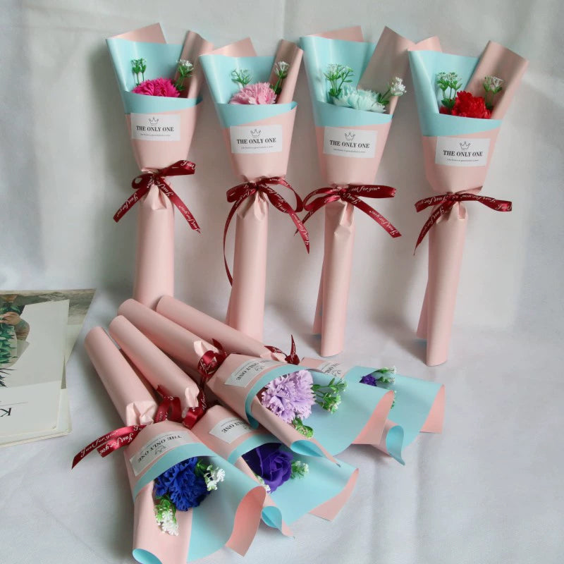 創意小物館 質感仿真康乃馨 (單支)