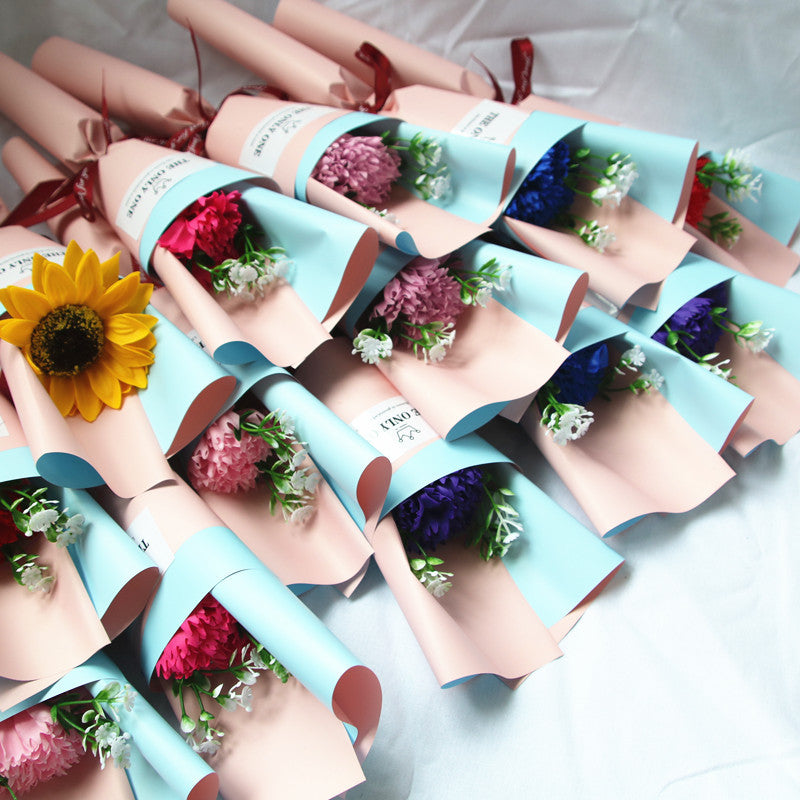 創意小物館 質感仿真康乃馨 (單支)