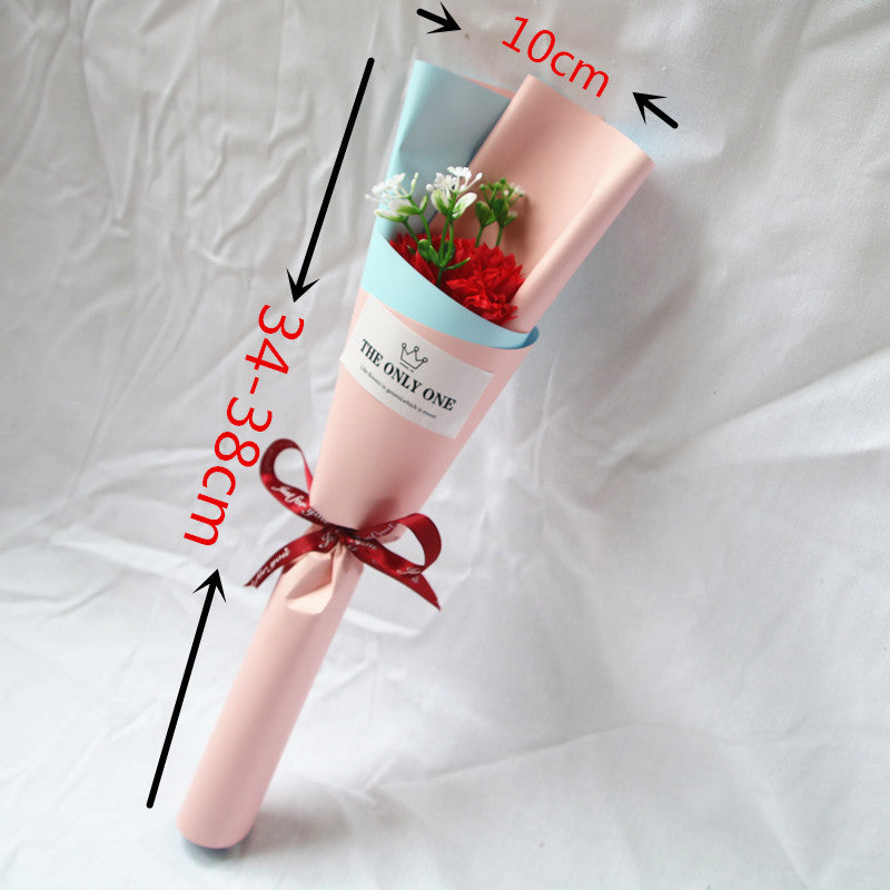 創意小物館 質感仿真康乃馨 (單支)