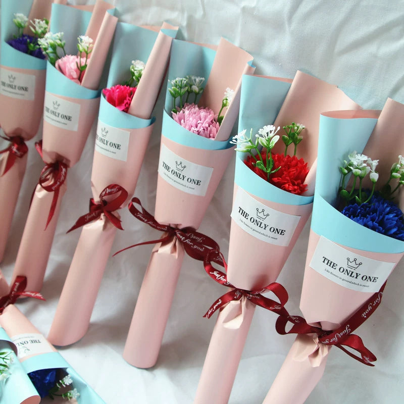 創意小物館 質感仿真康乃馨 (單支)