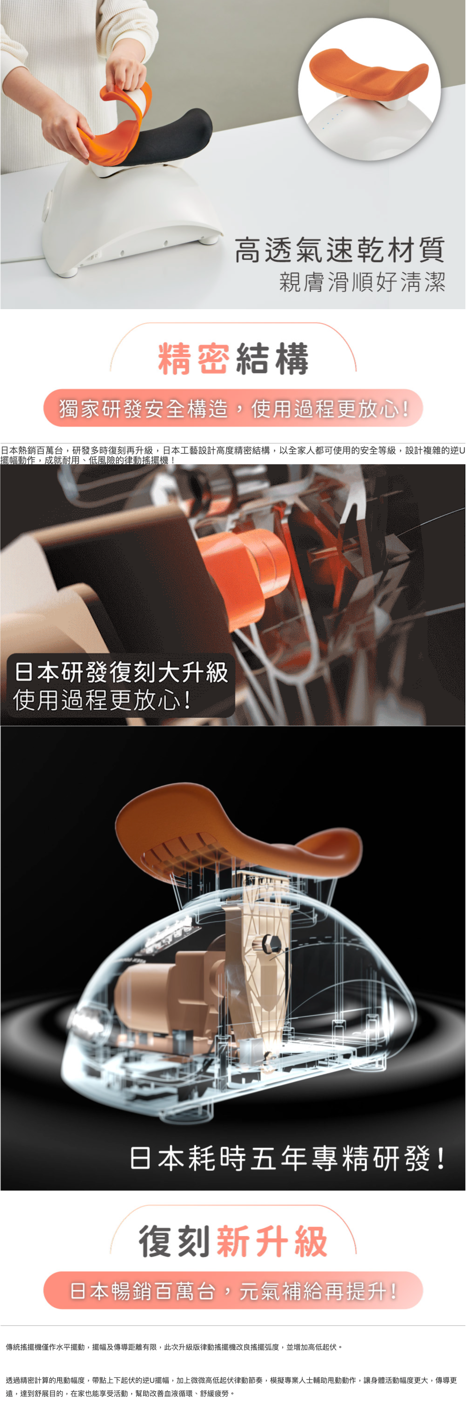 LOURDES 懶懶舒脊律動搖擺機 / 律動機 AX-FY919