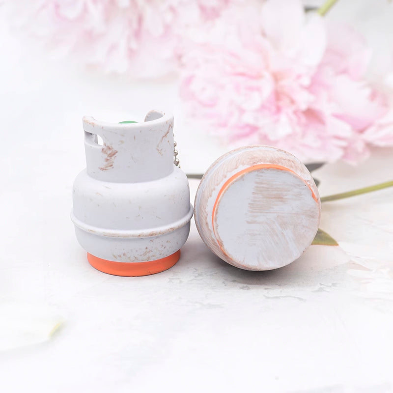 創意小物館 仿真生鏽感瓦斯桶鑰匙圈 (1入)