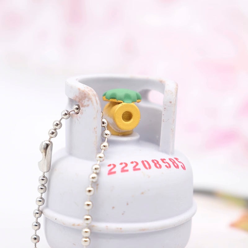 創意小物館 仿真生鏽感瓦斯桶鑰匙圈 (1入)