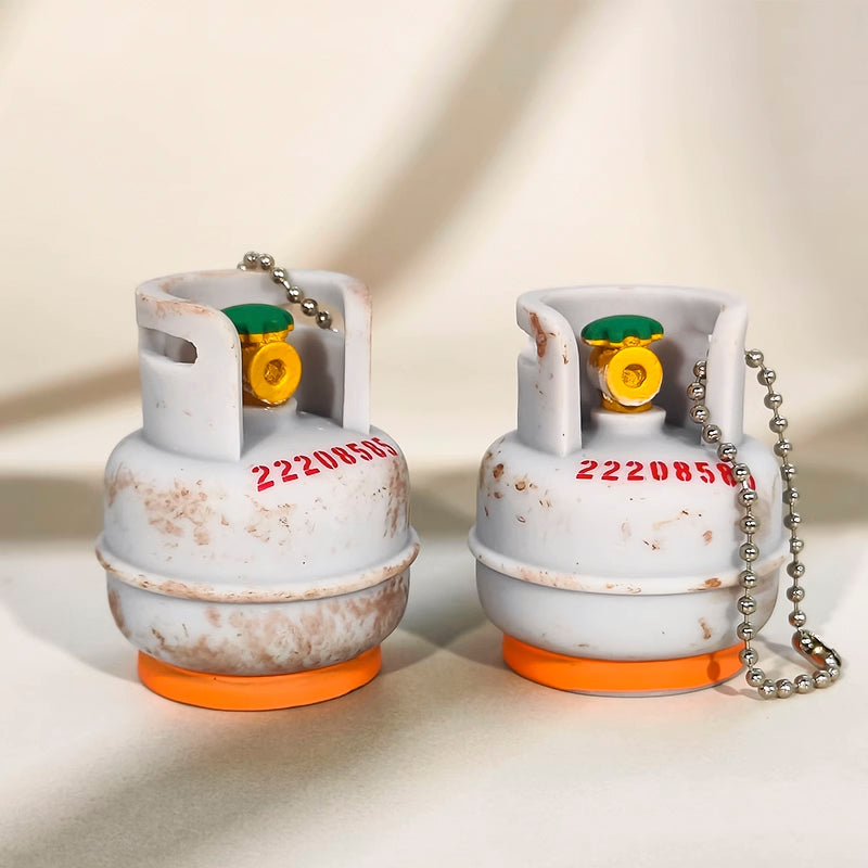 創意小物館 仿真生鏽感瓦斯桶鑰匙圈 (1入)