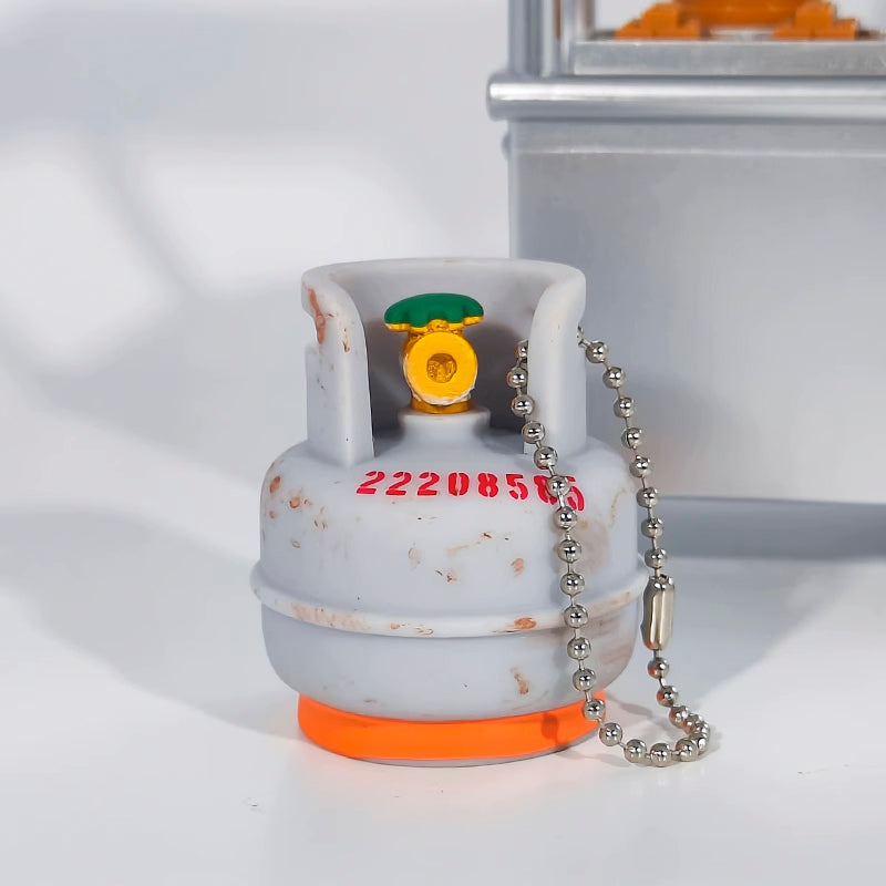 創意小物館 仿真生鏽感瓦斯桶鑰匙圈 (1入)