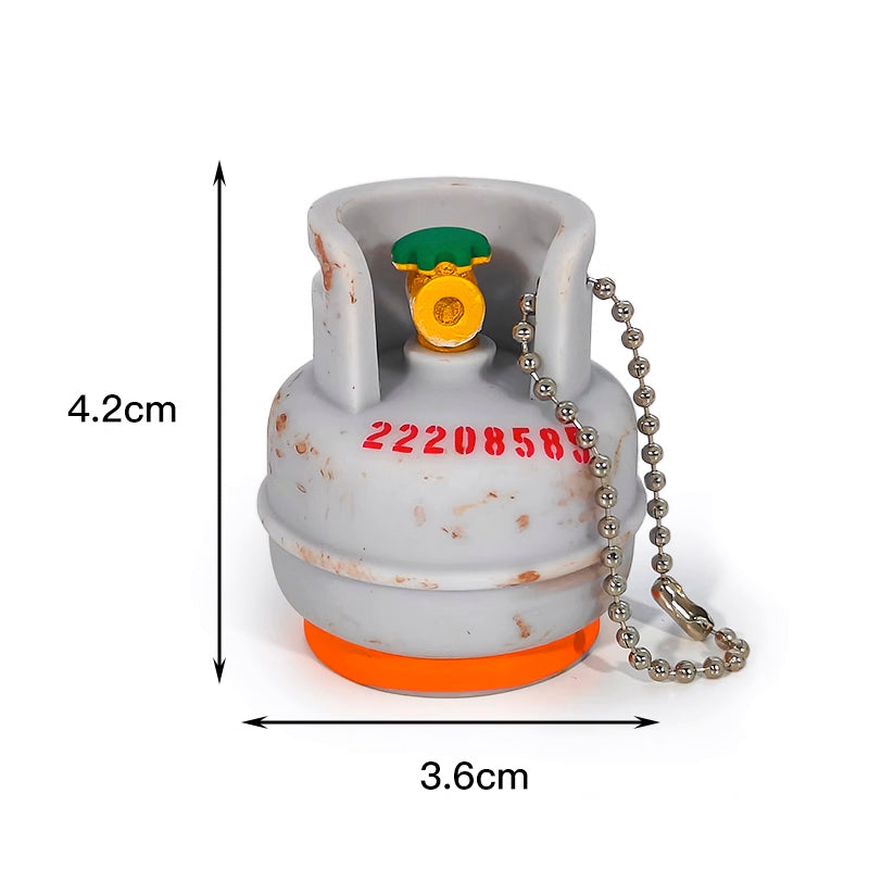 創意小物館 仿真生鏽感瓦斯桶鑰匙圈 (1入)
