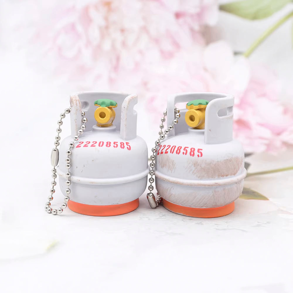 創意小物館 仿真生鏽感瓦斯桶鑰匙圈 (1入)