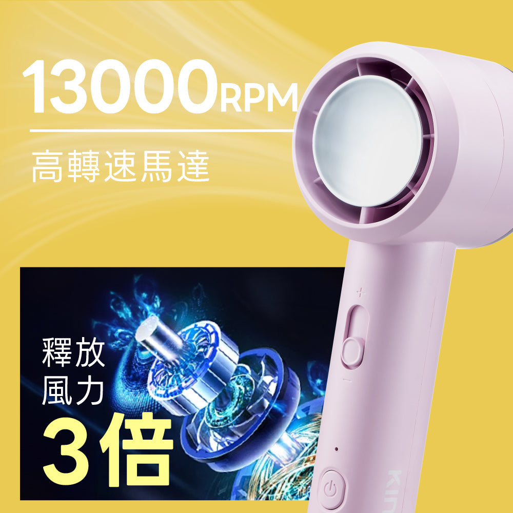 【KINYO】疾速風充電風扇/USB風扇/手持扇(UF-3022)