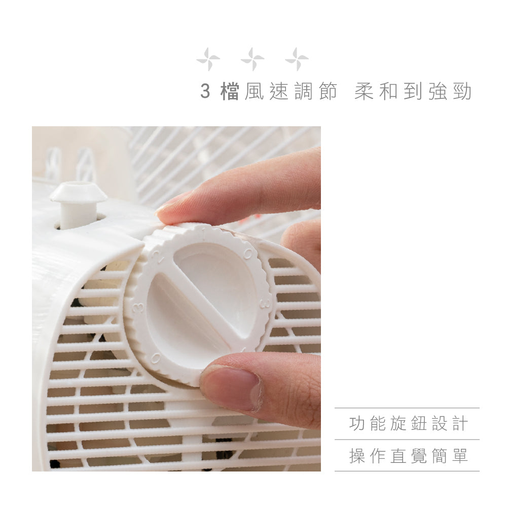 【KINYO】14吋旋鈕式AC循環扇/升降風扇