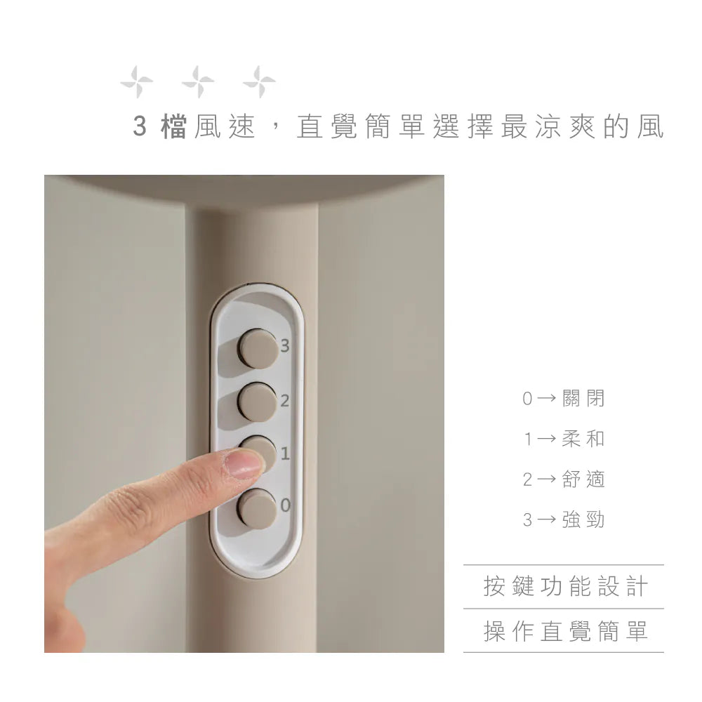 【KINYO】機械式直立循環電風扇