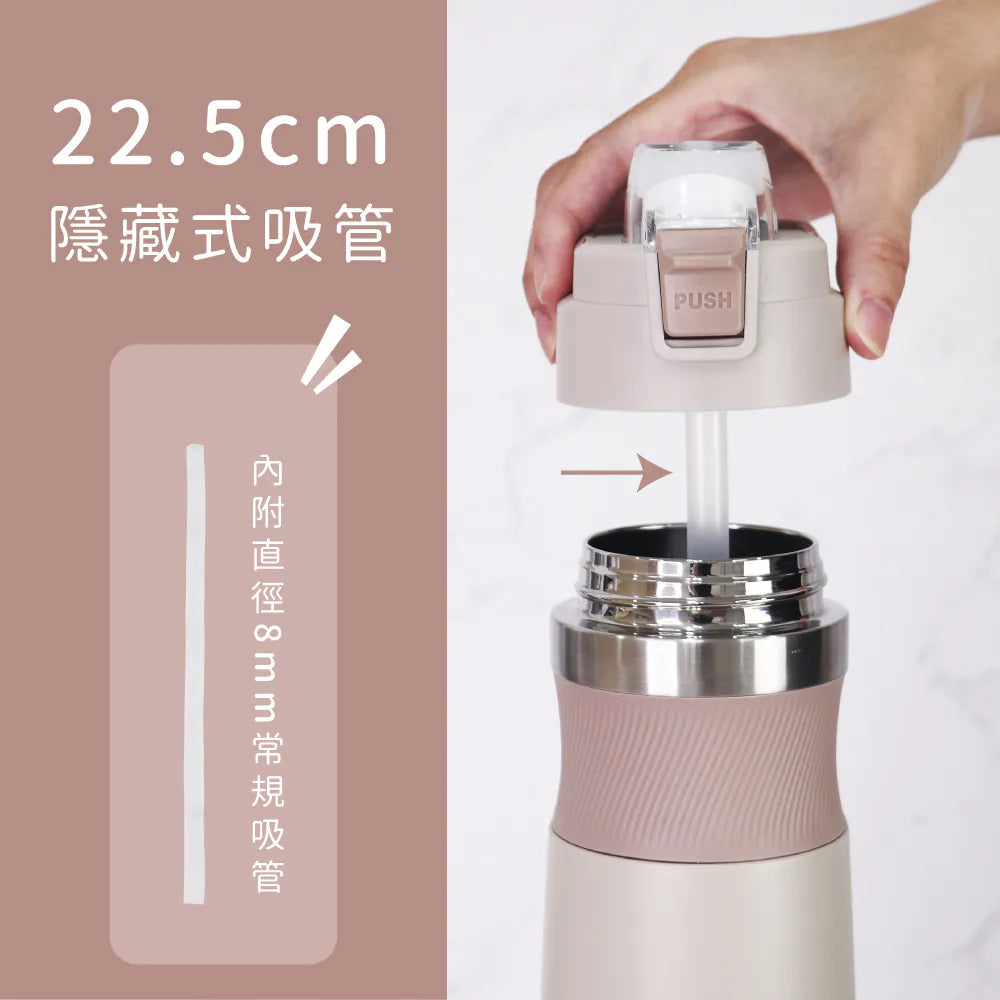 【KINYO】不鏽鋼 隨行雙飲保溫杯900ml(KIM-3027)