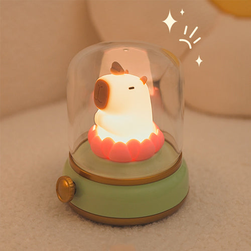 【挑戰全台最低價】家居生活雜貨舖 好運蓮蓮水豚小夜燈