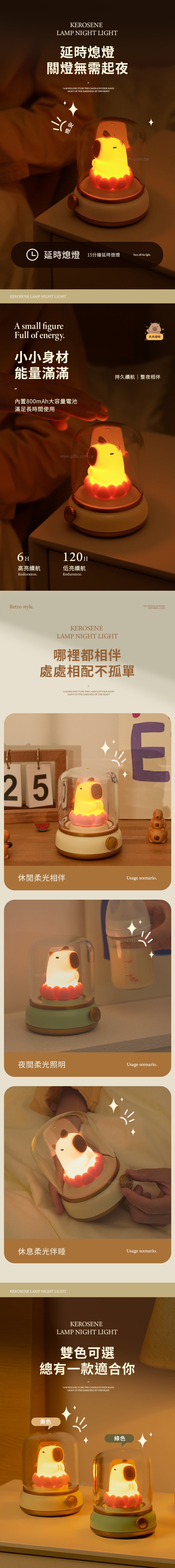 【挑戰全台最低價】家居生活雜貨舖 好運蓮蓮水豚小夜燈