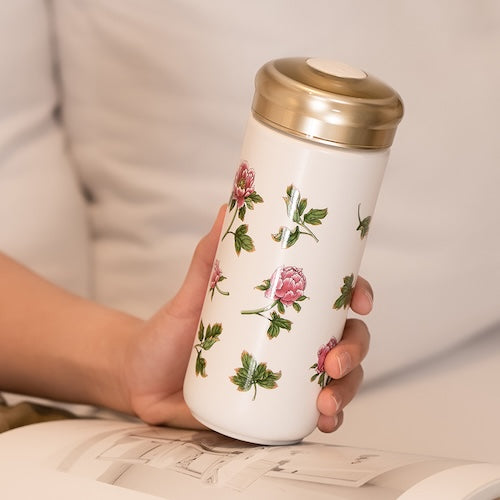 乾唐軒活瓷 國色天香隨身杯 / 大 / 雙層 / 彩釉 / 2色 330ml