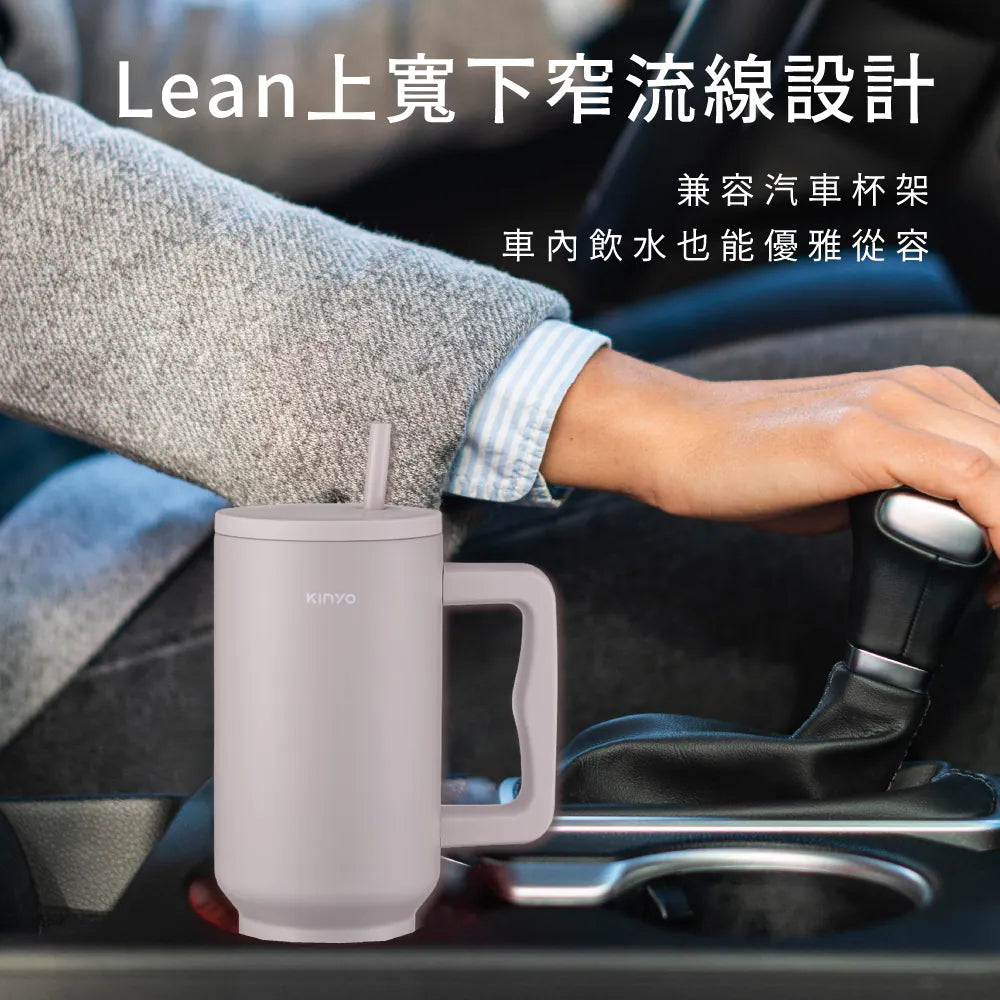【KINYO】不鏽鋼大容量保溫杯1.2L(KIM-3025)