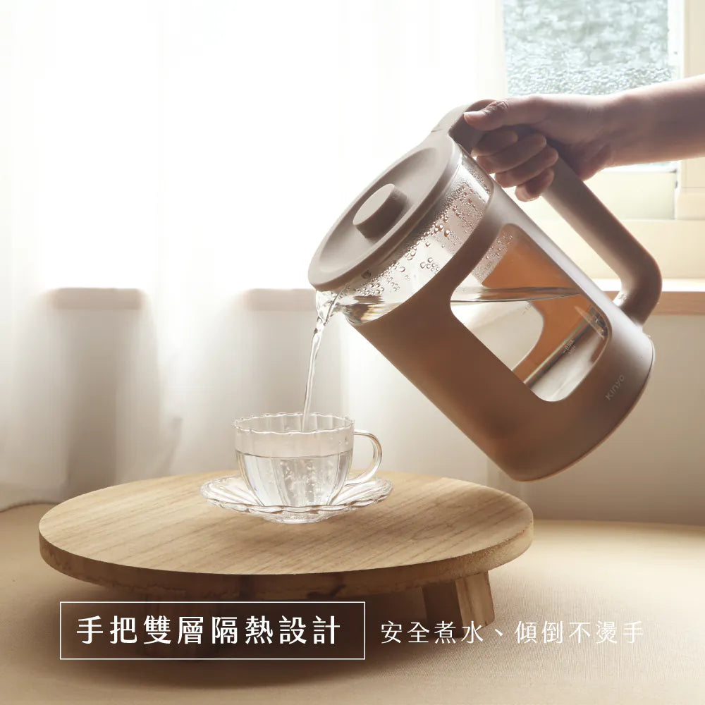 【KINYO】玻璃溫控快煮壺 (ITHP-190)