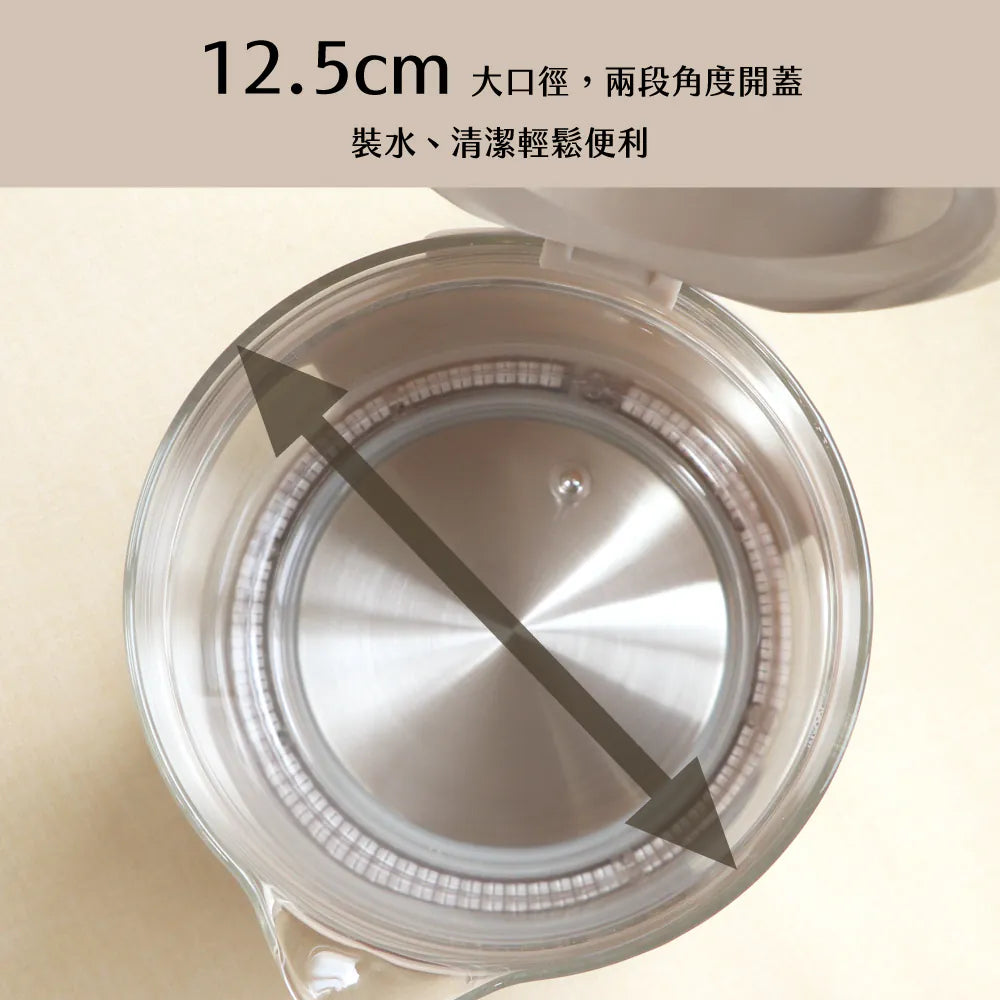 【KINYO】玻璃溫控快煮壺 (ITHP-190)