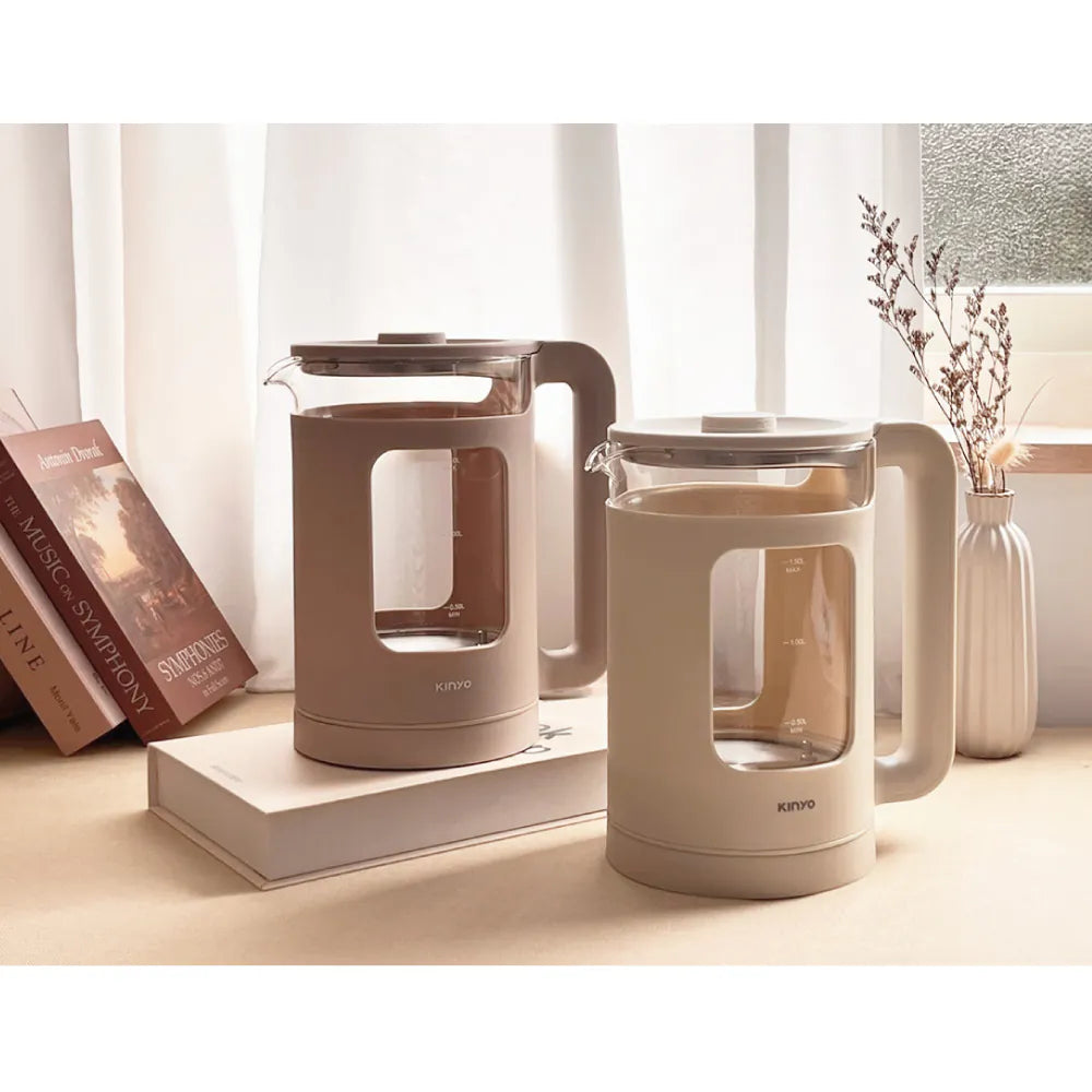 【KINYO】玻璃溫控快煮壺 (ITHP-190)