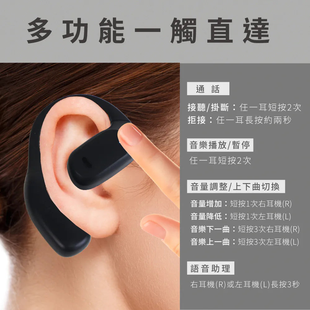 【KINYO】耳掛式藍牙耳機 (BTE-3993)