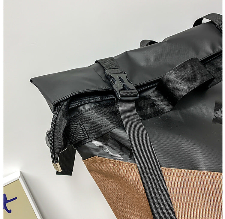 創意小物館 韓版街頭潮流防水雙肩包