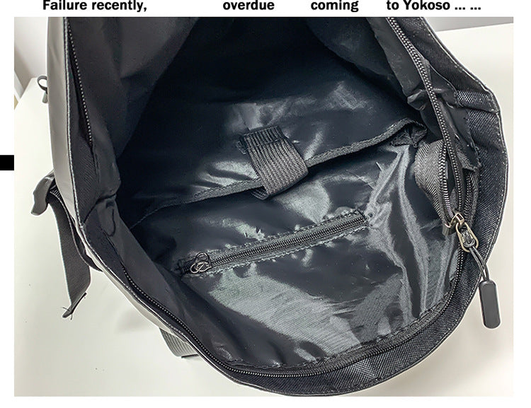 創意小物館 韓版街頭潮流防水雙肩包