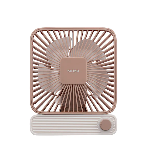 【KINYO】復古靜音充電風扇 (UF-2652)