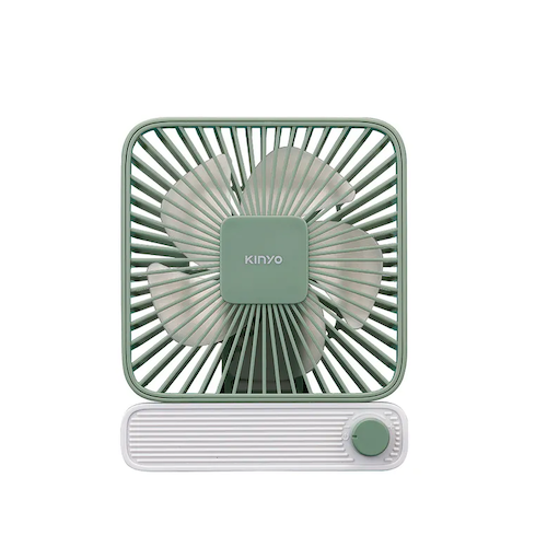 【KINYO】復古靜音充電風扇 (UF-2652)