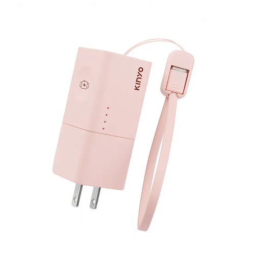 【KINYO】5 in 1自帶AC迷你萬能行動電源(KPB-2652)
