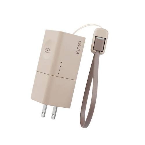 【KINYO】5 in 1自帶AC迷你萬能行動電源(KPB-2652)
