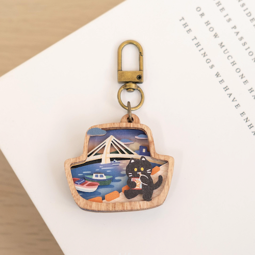 遊木時光 woodtime 微風景鑰匙圈