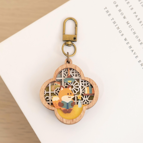 遊木時光 woodtime 微風景鑰匙圈