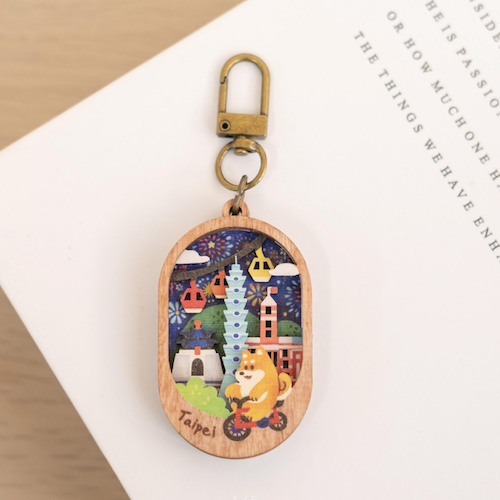 遊木時光 woodtime 微風景鑰匙圈