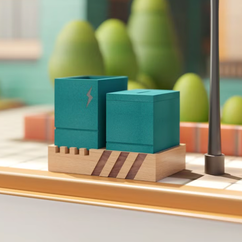 獨木設計 收納整線變電箱 / 實木製 筆筒 存錢筒