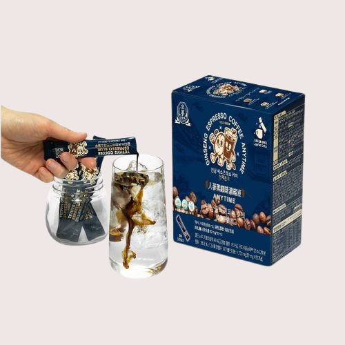 金蔘 GINSENG 人蔘黑咖啡濃縮液_10ml*50包(盒)隨身包免沖調