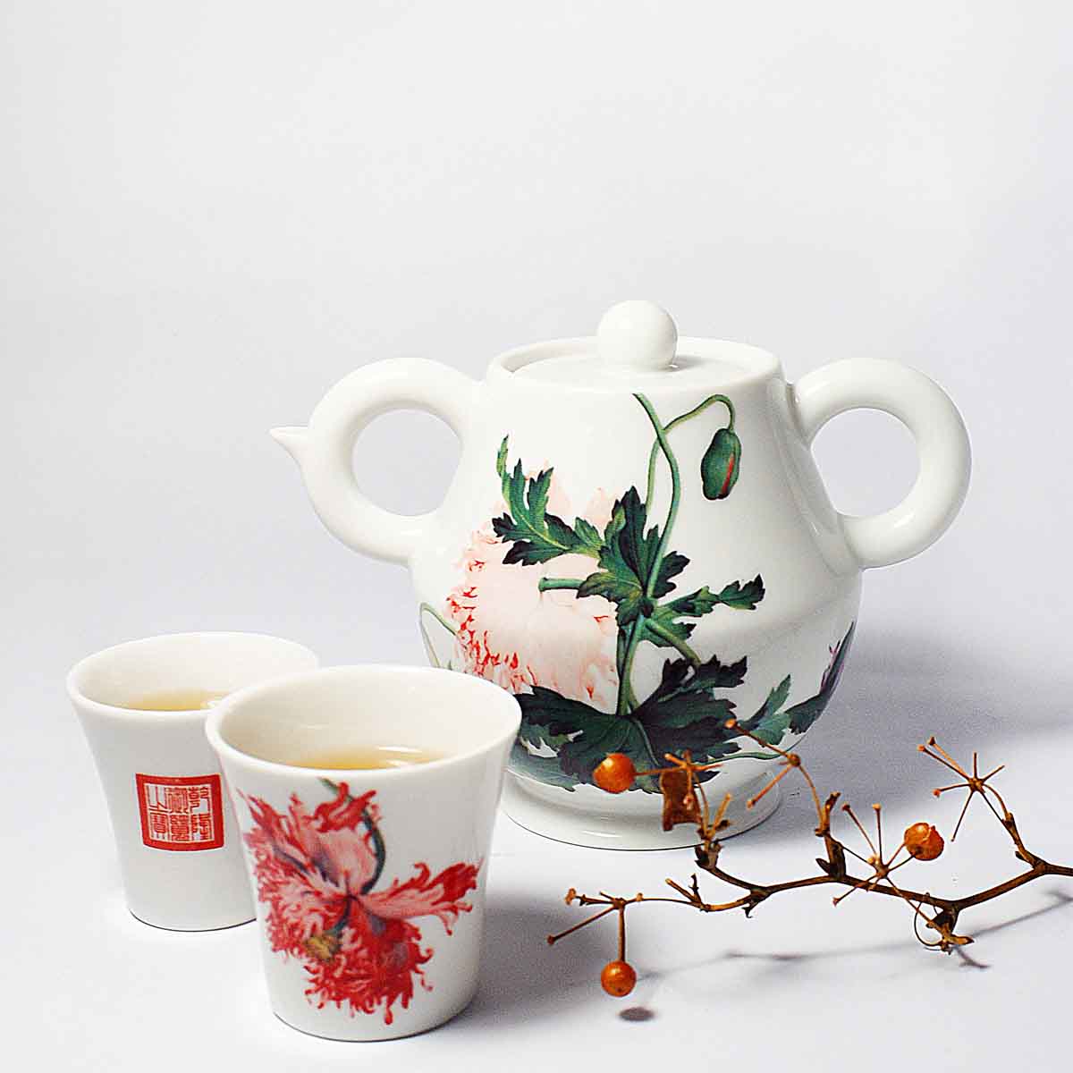 TALES 神話言 華瓶春芳-仙萼長春雙耳套壺