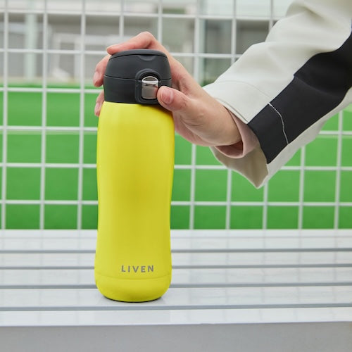 乾唐軒 躍動保溫杯 / 雙層不銹鋼 / 馬卡龍款 / 便攜拉環蓋 / 5色 500ml