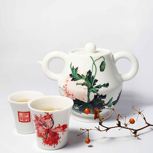 TALES 神話言 華瓶春芳-仙萼長春雙耳套壺