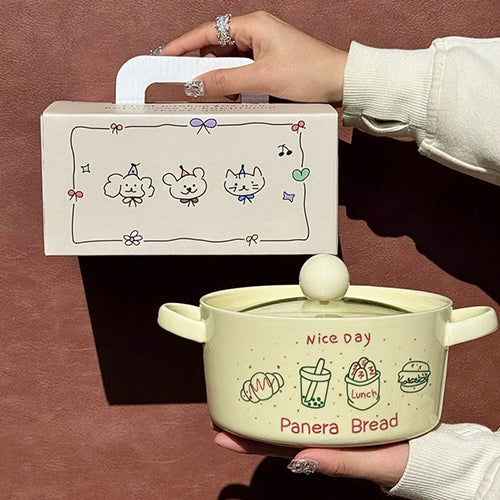 家居生活雜貨舖 速食塗鴉泡麵碗餐具組