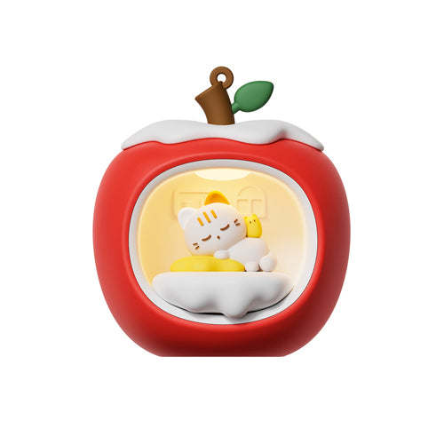 創意小物館 聖誕蘋果屋充電小夜燈