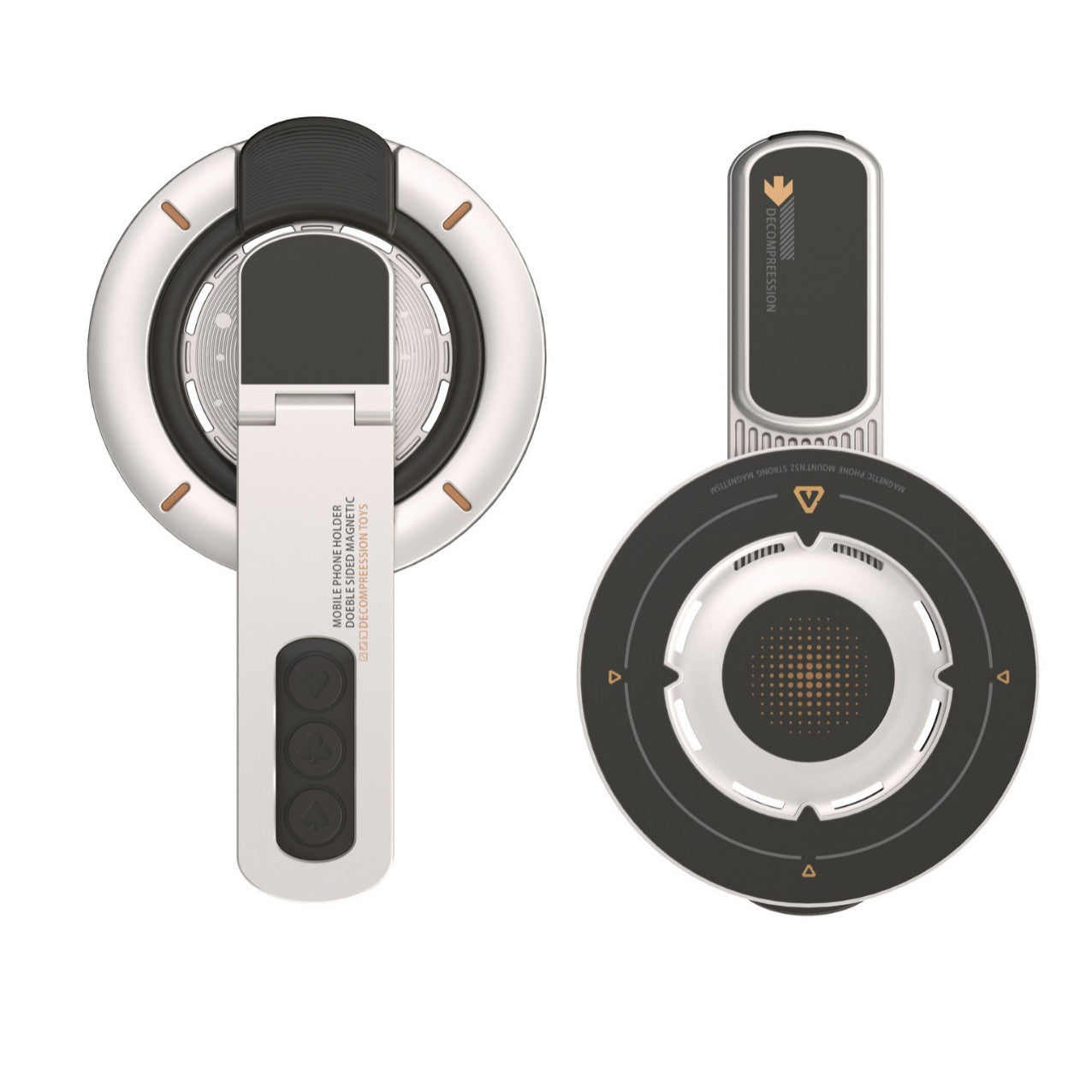 創意小物館 磁吸摺疊指環手機支架