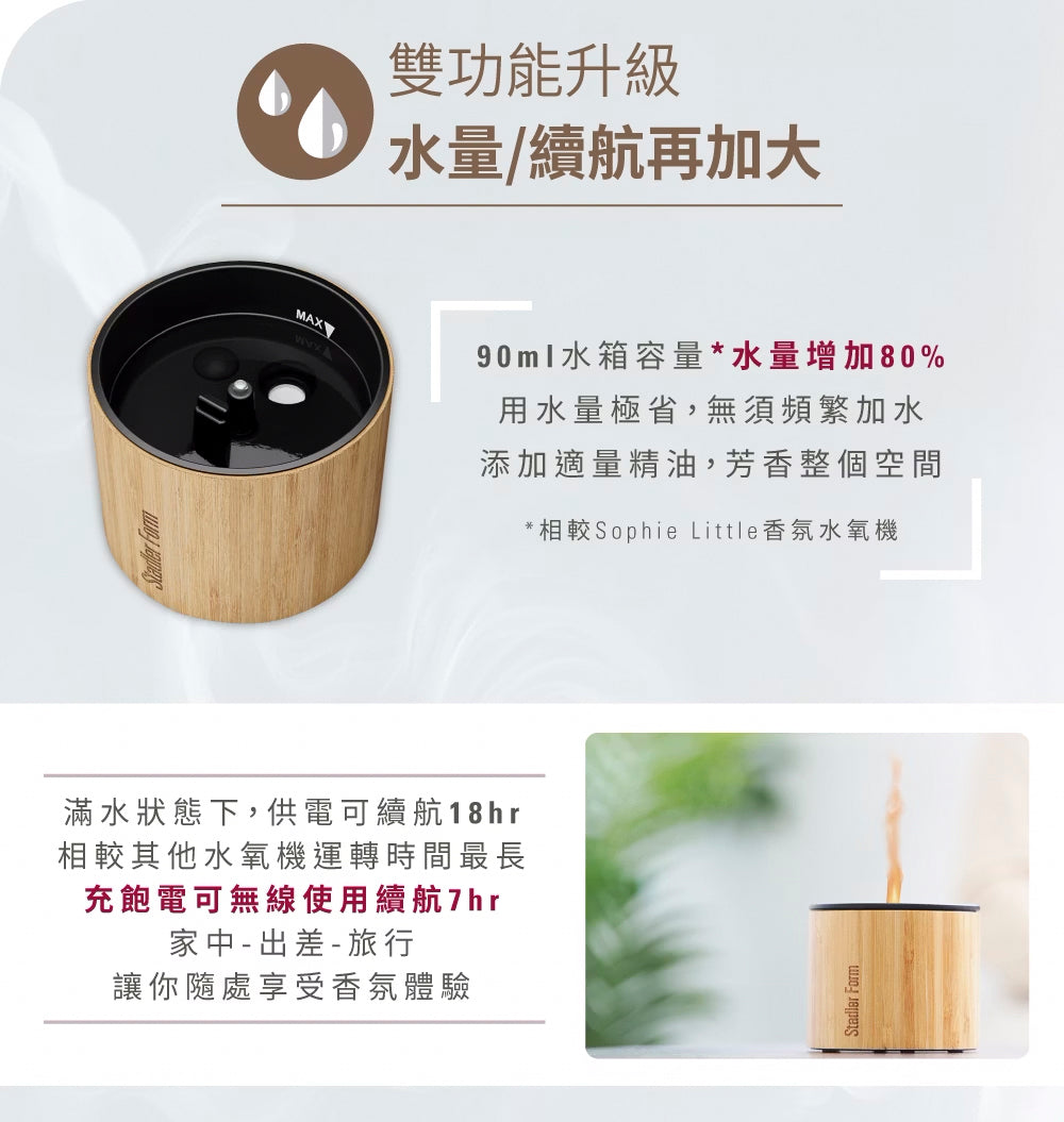 【Stadler Form】Nora 無線香氛水氧機