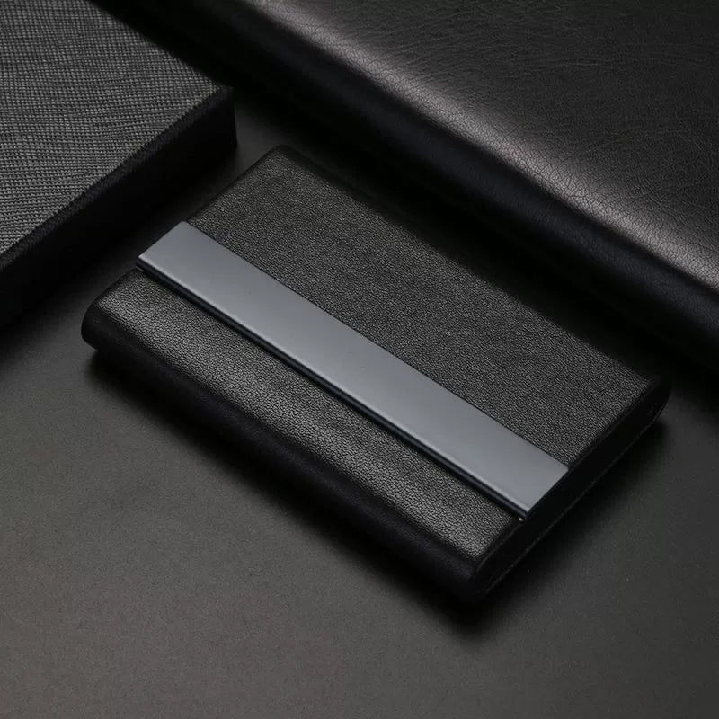創意小物館 超纖皮革商務名片盒