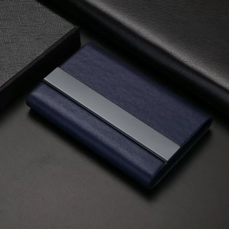 創意小物館 超纖皮革商務名片盒