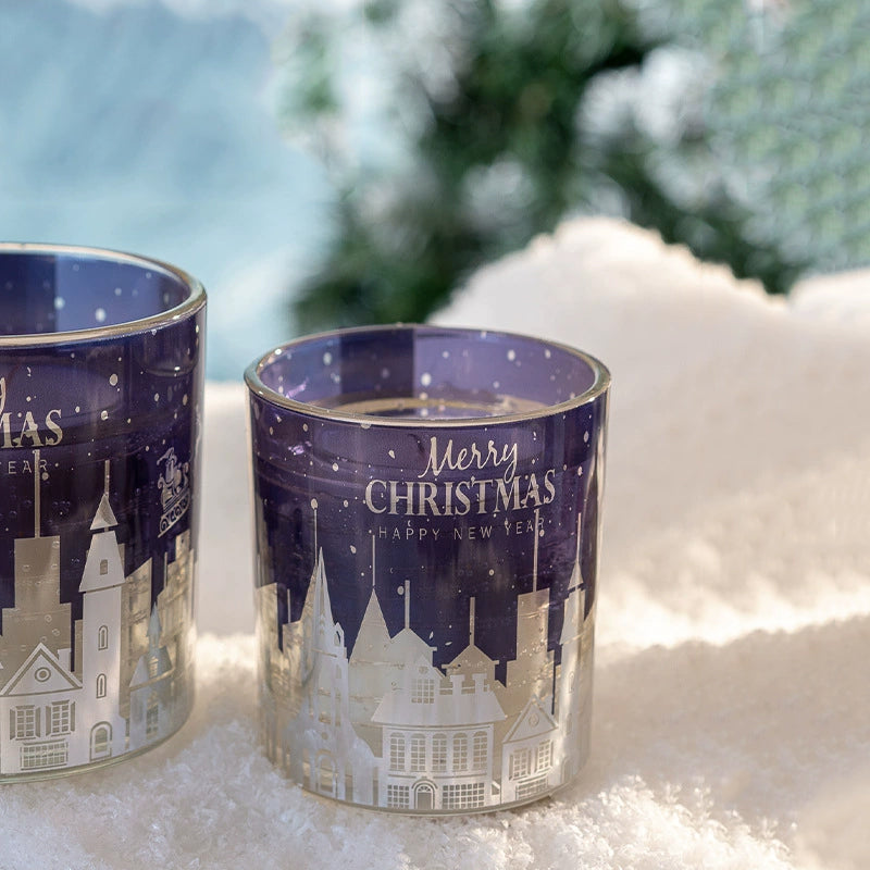 家居生活雜貨舖 光感LED聖誕氛圍香氛燭杯