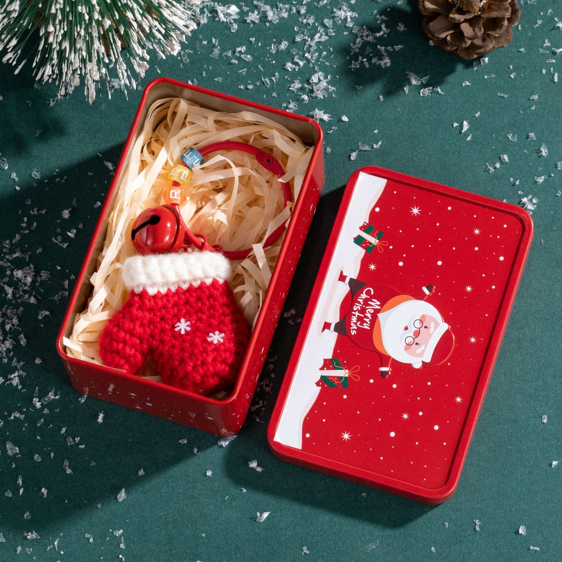 創意小物館 聖誕風隨身毛線吊飾